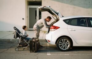 muskarac-dete-kofer-auto