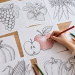 Bojanke voća i povrća za decu – besplatan PDF