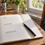 Sveska sa ćiriličnim naslovima uvod, razrada i završetak
